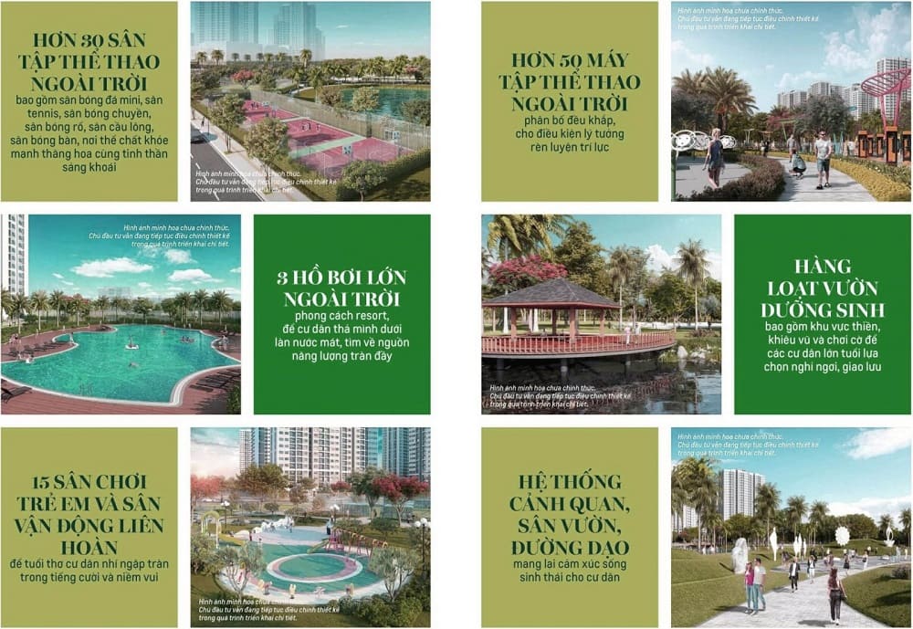 Đa dạng tiện ích được kiến tạo tại Vinhomes Phước Vĩnh Tây